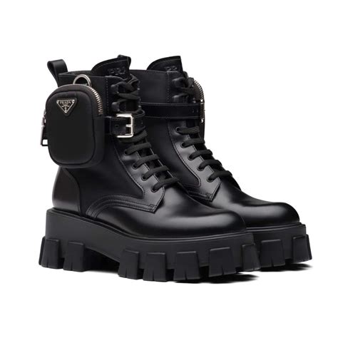 gold prada boots|prada boots women.